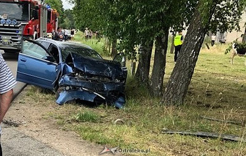 Wypadek w Wydmusach, gm. Myszyniec [29.06.2019] - zdjęcie #5 - eOstroleka.pl