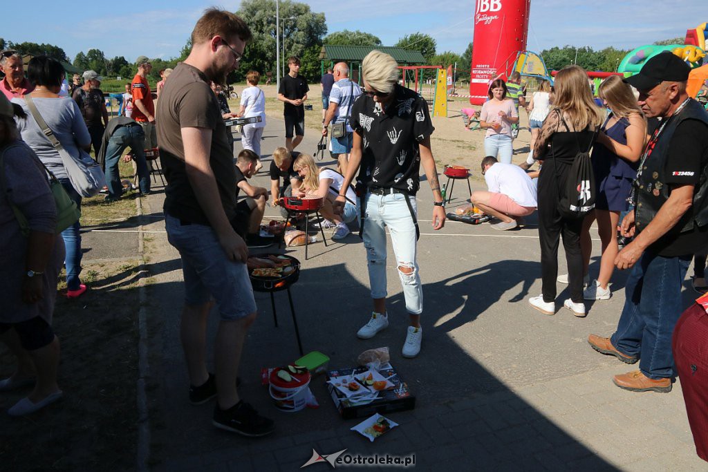 IV Kurpiowski Rajd Motocyklowy i grillowanie z Szymonem Czerwińskim na plaży miejskiej [29.06.2019] - zdjęcie #90 - eOstroleka.pl