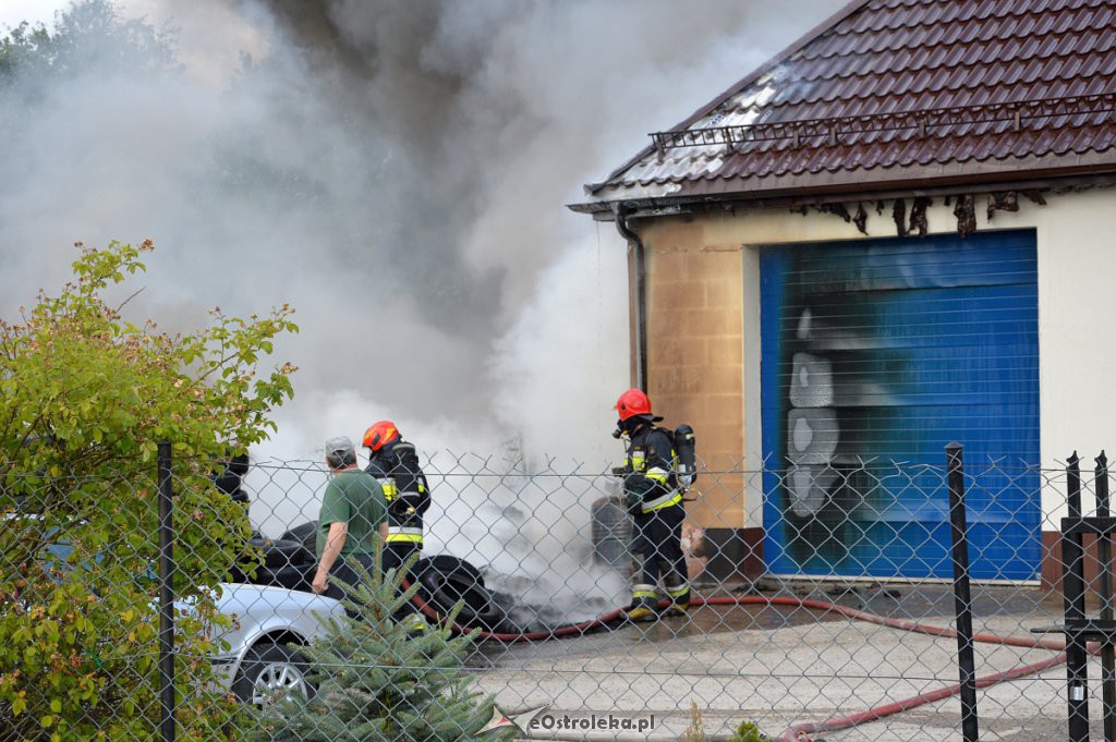 Pożar przy ul. Pędzicha [03.07.2019] - zdjęcie #12 - eOstroleka.pl