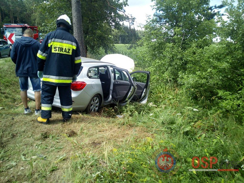 Wypadek na DW 645 w gm. Łyse [05.07.2019] - zdjęcie #4 - eOstroleka.pl