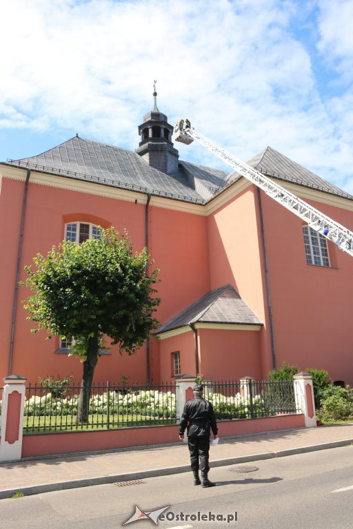 Strażacka akcja w sanktuarium św. Antoniego Padewskiego w Ostrołęce [24.07.2019] - zdjęcie #6 - eOstroleka.pl