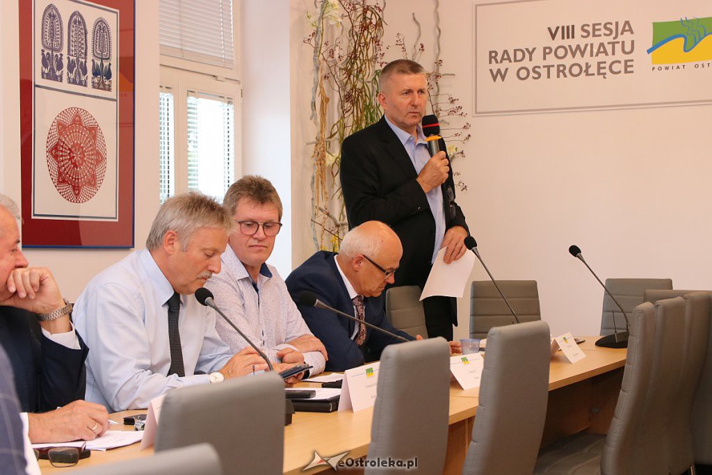 VIII sesja Rady Powiatu w Ostrołęce [26.07.2019] - zdjęcie #14 - eOstroleka.pl