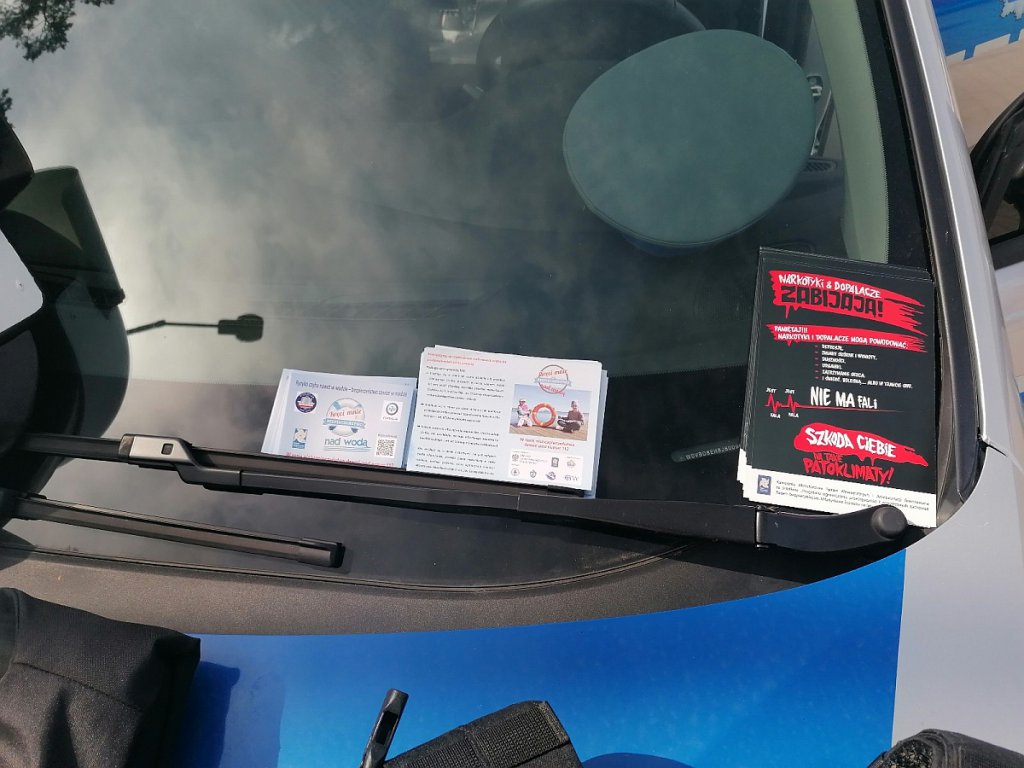 Wakacyjna profilaktyka ostrołęckiej policji [21.08.2019] - zdjęcie #4 - eOstroleka.pl