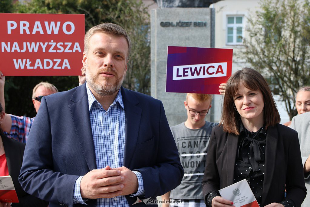 Adrian Zandberg w Ostrołęce [12.09.2019] - zdjęcie #12 - eOstroleka.pl