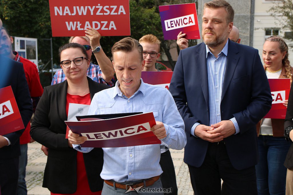 Adrian Zandberg w Ostrołęce [12.09.2019] - zdjęcie #3 - eOstroleka.pl