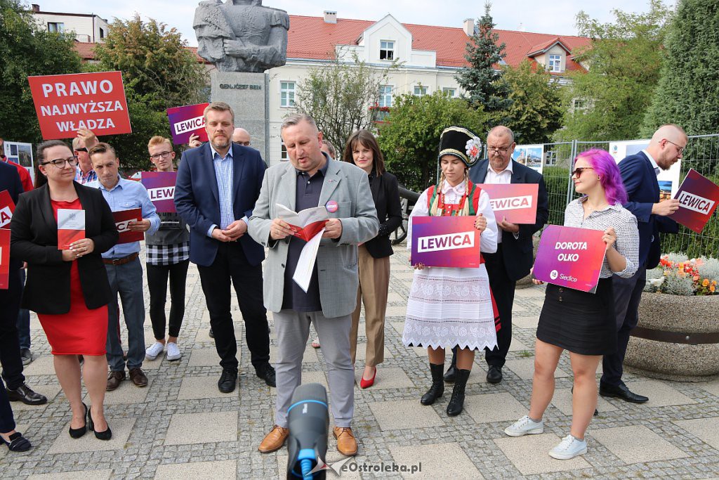 Adrian Zandberg w Ostrołęce [12.09.2019] - zdjęcie #2 - eOstroleka.pl