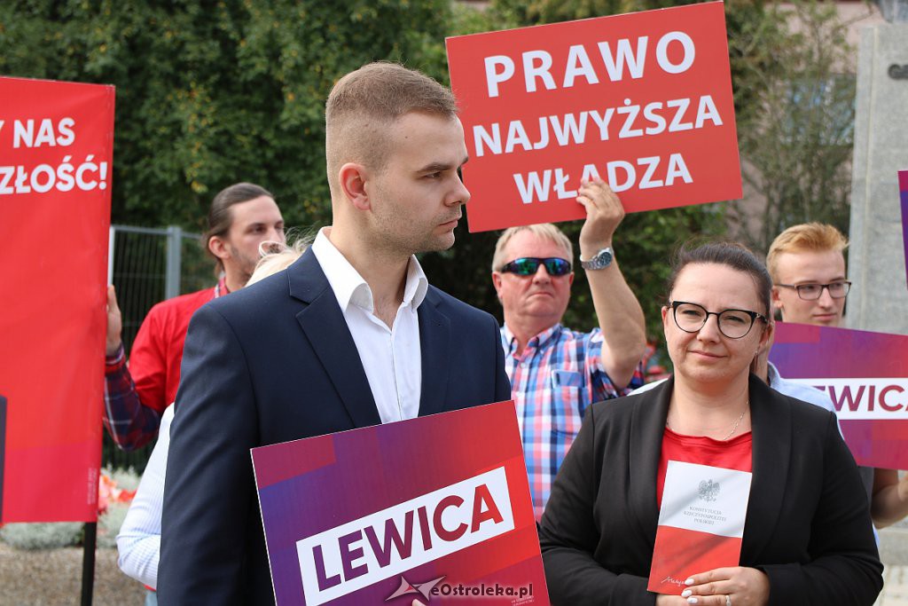 Adrian Zandberg w Ostrołęce [12.09.2019] - zdjęcie #1 - eOstroleka.pl