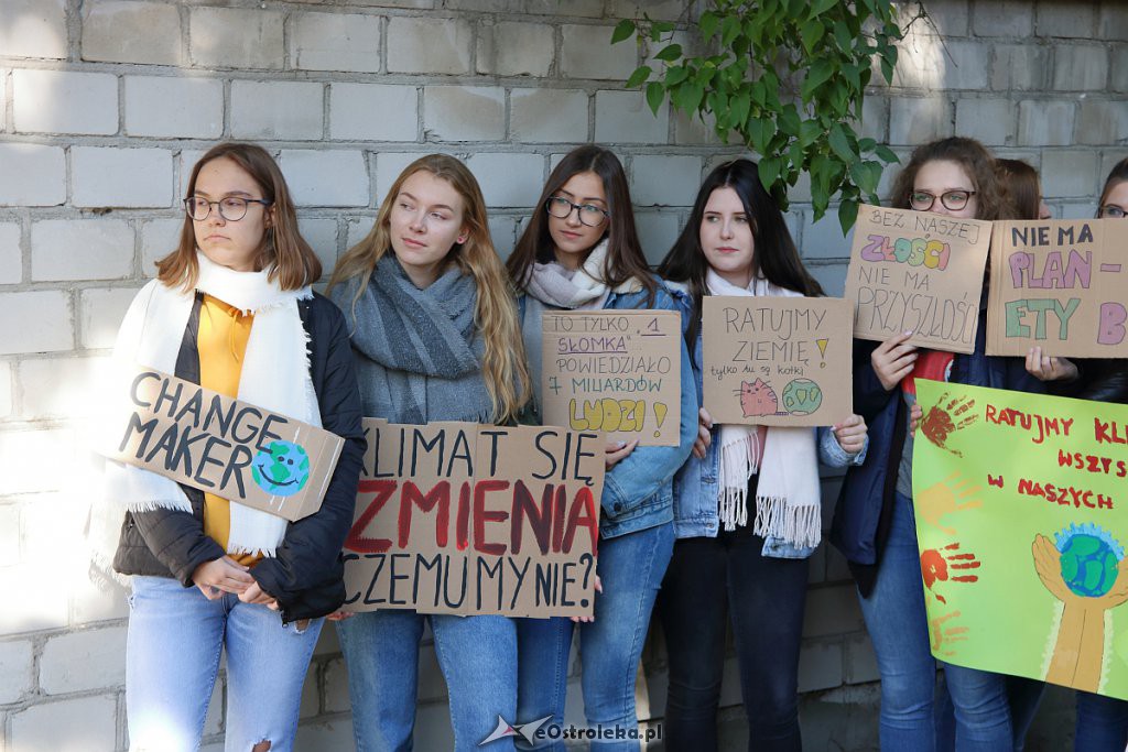 Młodzieżowy Strajk Klimatyczny w Ostrołęce [20.09.2019] - zdjęcie #28 - eOstroleka.pl