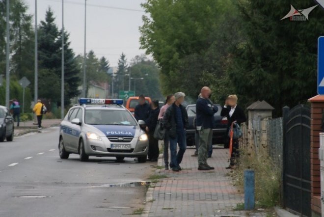 Wypadek na ul. Ławskiej - zdjęcie #1 - eOstroleka.pl