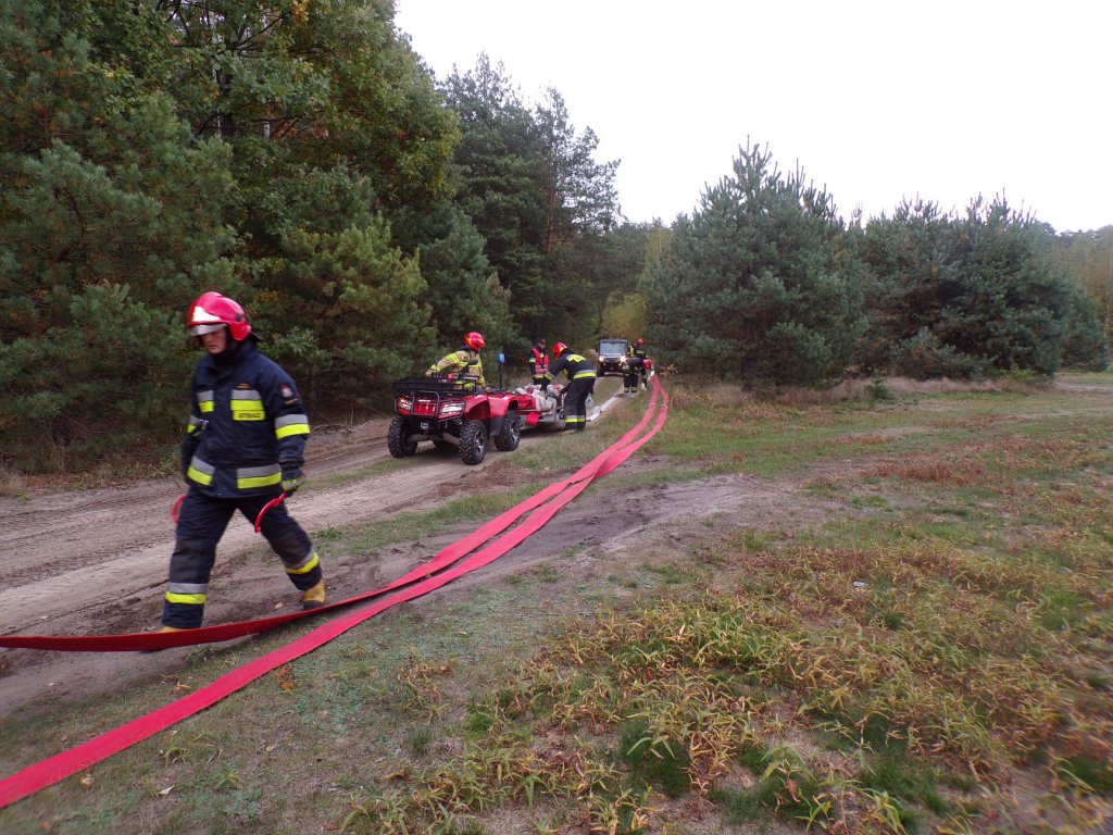 Strażackie manewry w Przystani pod Ostrołęką [07.10.2019] - zdjęcie #7 - eOstroleka.pl
