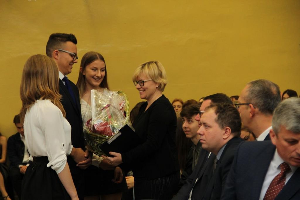 Uroczystość z okazji „Dnia Nauczyciela” w I LO [14.10.2019] - zdjęcie #29 - eOstroleka.pl