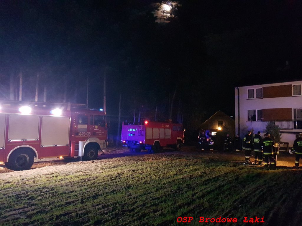Pożar w Surowem. Jedna osoba trafiła do szpitala [18.10.2019] - zdjęcie #1 - eOstroleka.pl