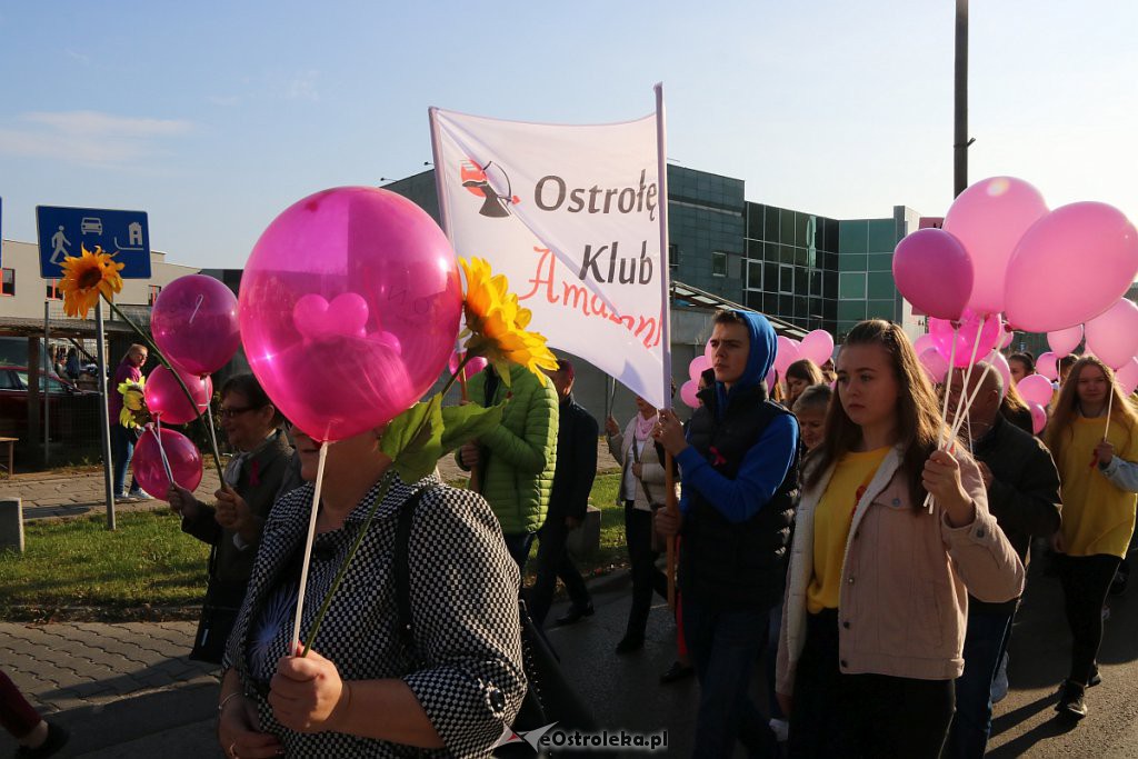 Ostrołęckie Amazonki w Marszu Różowej Wstążki [19.10.2019] - zdjęcie #34 - eOstroleka.pl
