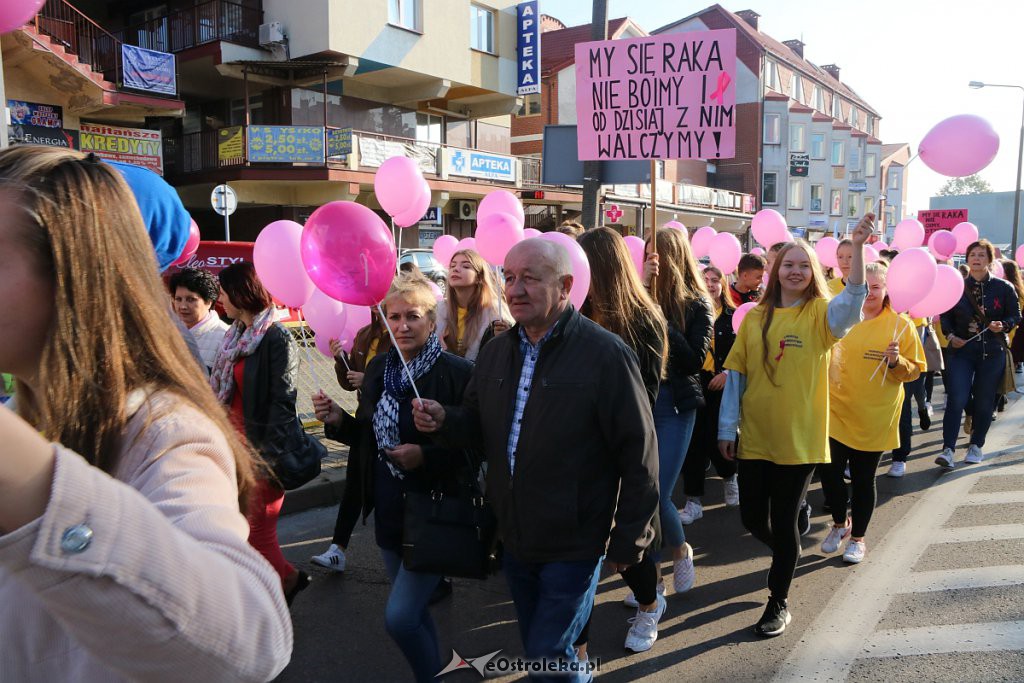 Ostrołęckie Amazonki w Marszu Różowej Wstążki [19.10.2019] - zdjęcie #41 - eOstroleka.pl