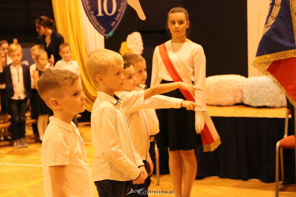 Pasowanie na ucznia w SP nr 10 [22.10.2019] - zdjęcie #106 - eOstroleka.pl