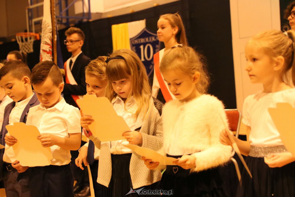 Pasowanie na ucznia w SP nr 10 [22.10.2019] - zdjęcie #67 - eOstroleka.pl