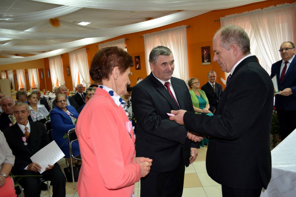 Złoci jubilaci z gminy Łyse z medalami [30.10.2019] - zdjęcie #124 - eOstroleka.pl