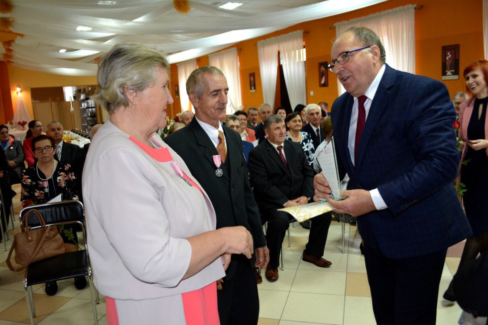 Złoci jubilaci z gminy Łyse z medalami [30.10.2019] - zdjęcie #122 - eOstroleka.pl