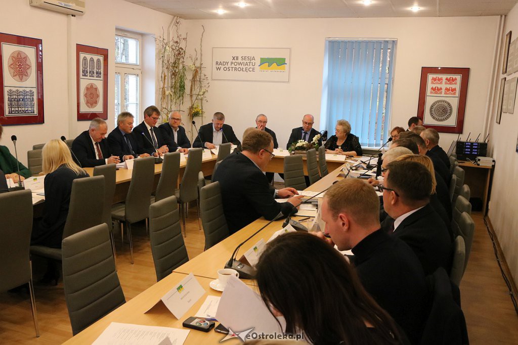 XII sesja Rady Powiatu w Ostrołęce [30.10.2019] - zdjęcie #11 - eOstroleka.pl