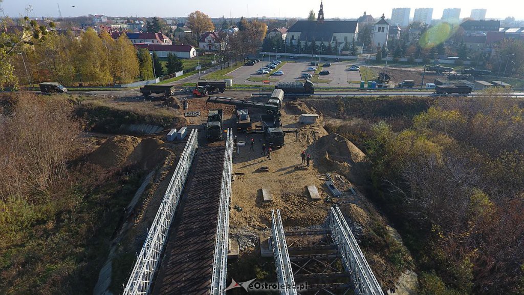 Rozbiórka mostu tymczasowego w Ostrołęce [07.11.2019] - zdjęcie #7 - eOstroleka.pl