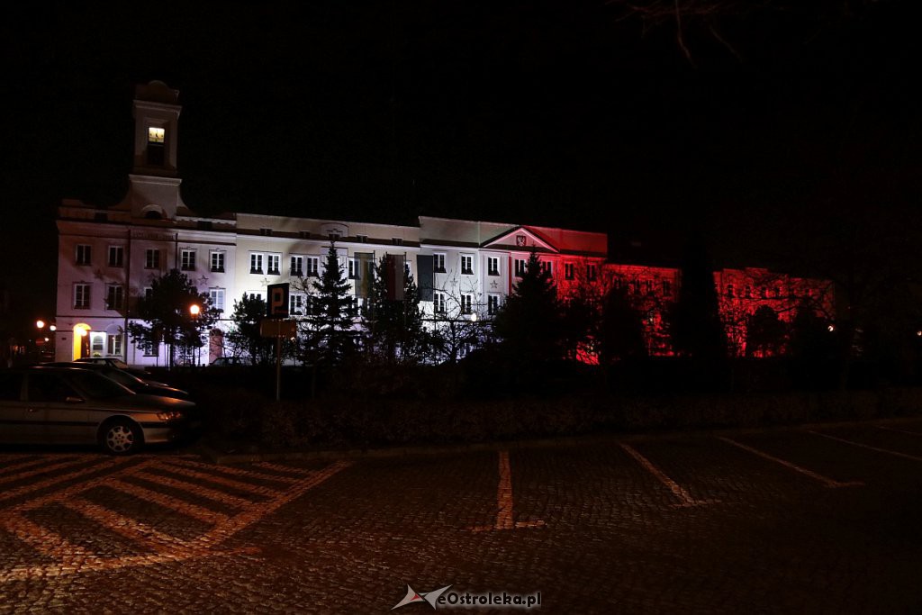 Ostrołęka w barwach narodowych na Święto Niepodległości [11.11.2019] - zdjęcie #5 - eOstroleka.pl