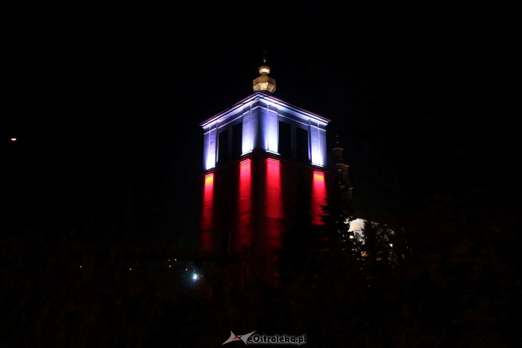 Ostrołęka w barwach narodowych na Święto Niepodległości [11.11.2019] - zdjęcie #7 - eOstroleka.pl