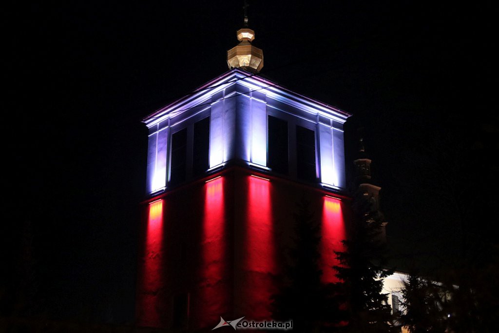 Ostrołęka w barwach narodowych na Święto Niepodległości [11.11.2019] - zdjęcie #8 - eOstroleka.pl