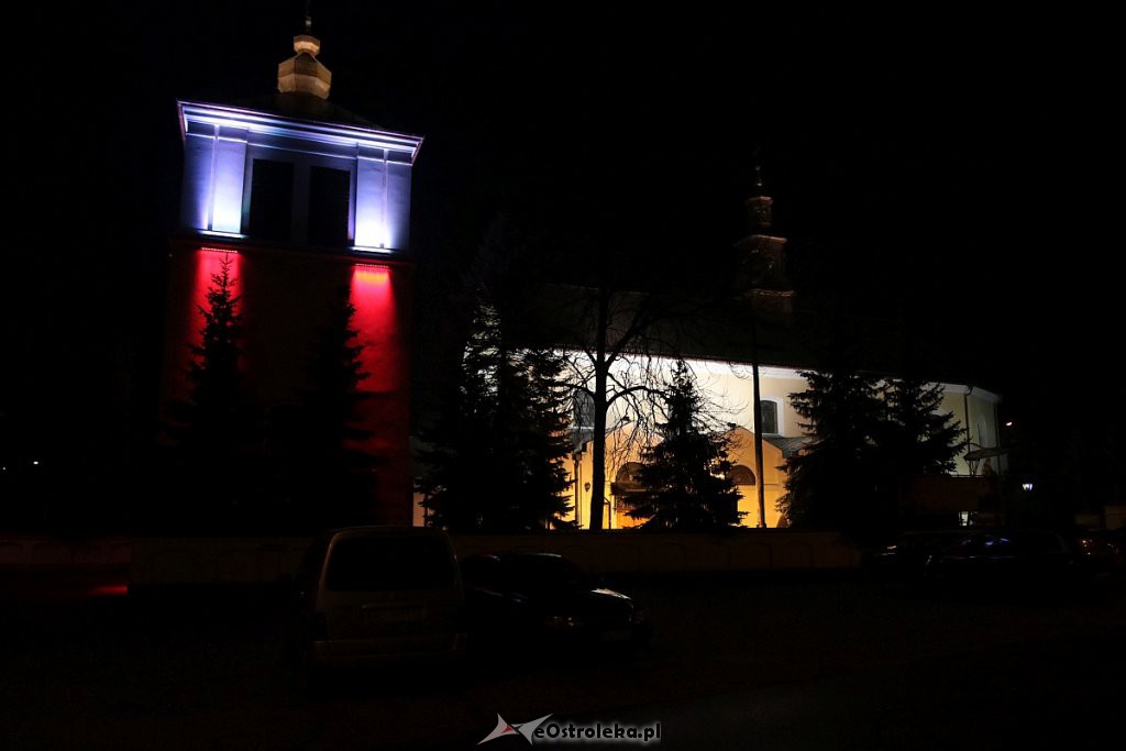Ostrołęka w barwach narodowych na Święto Niepodległości [11.11.2019] - zdjęcie #11 - eOstroleka.pl