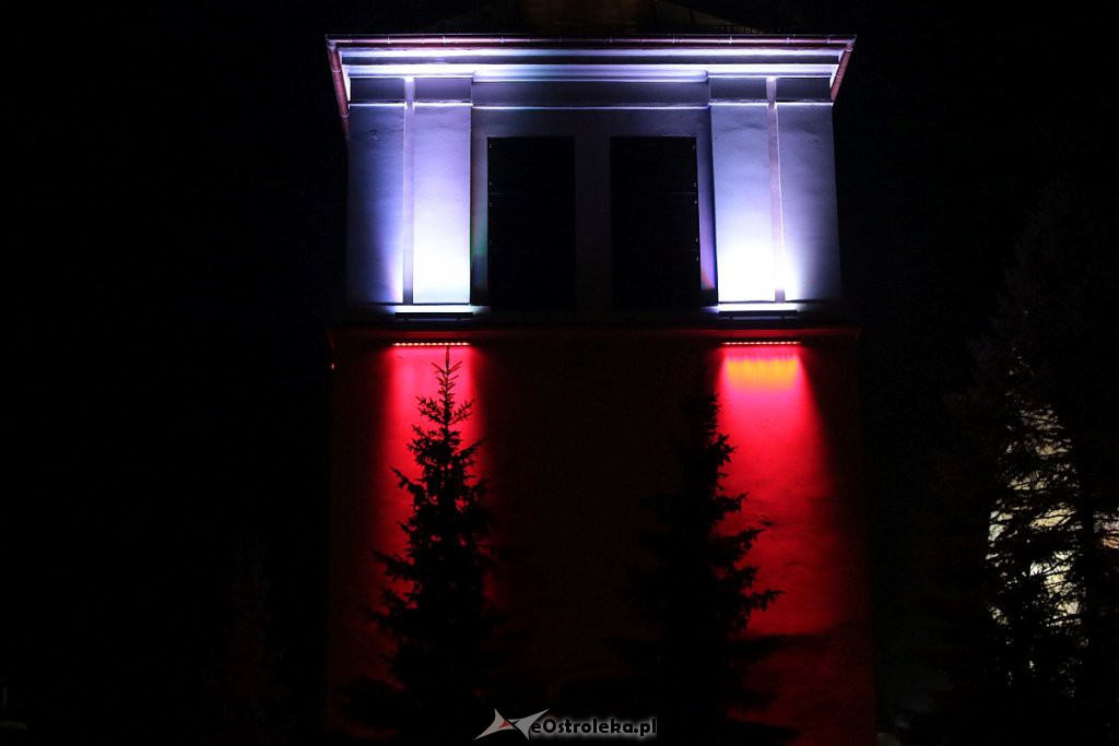 Ostrołęka w barwach narodowych na Święto Niepodległości [11.11.2019] - zdjęcie #12 - eOstroleka.pl