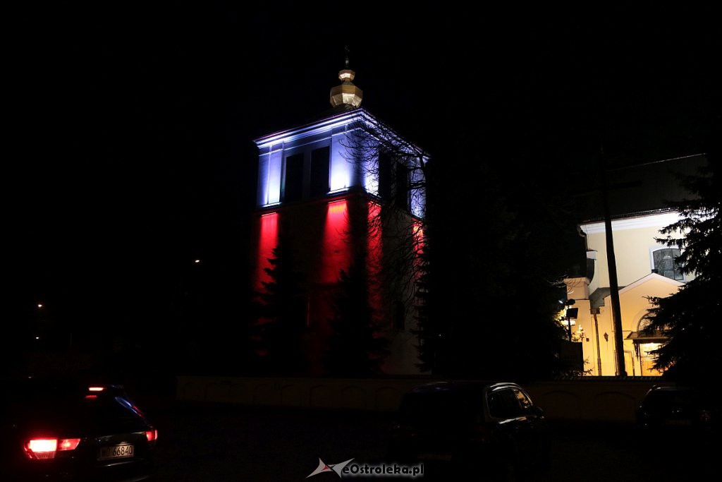 Ostrołęka w barwach narodowych na Święto Niepodległości [11.11.2019] - zdjęcie #13 - eOstroleka.pl