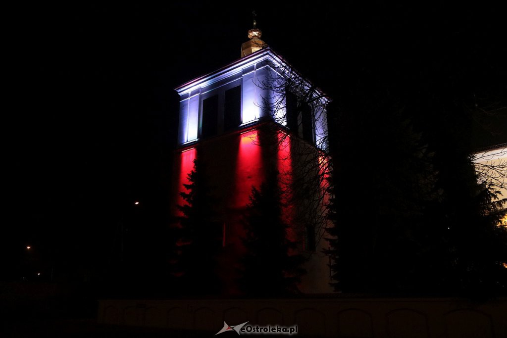 Ostrołęka w barwach narodowych na Święto Niepodległości [11.11.2019] - zdjęcie #15 - eOstroleka.pl