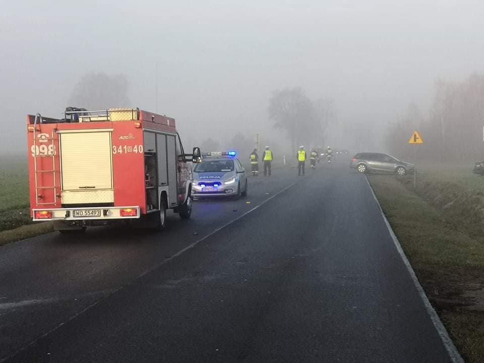 Wypadek w Zamościu [17.11.2019] - zdjęcie #3 - eOstroleka.pl