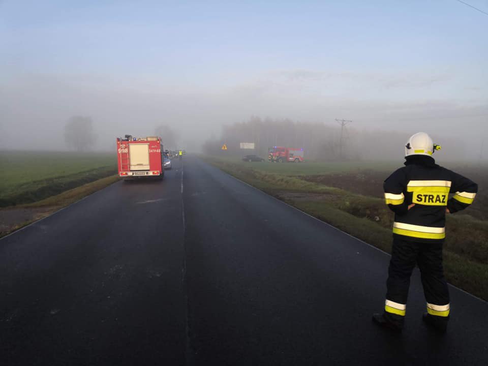 Wypadek w Zamościu [17.11.2019] - zdjęcie #6 - eOstroleka.pl