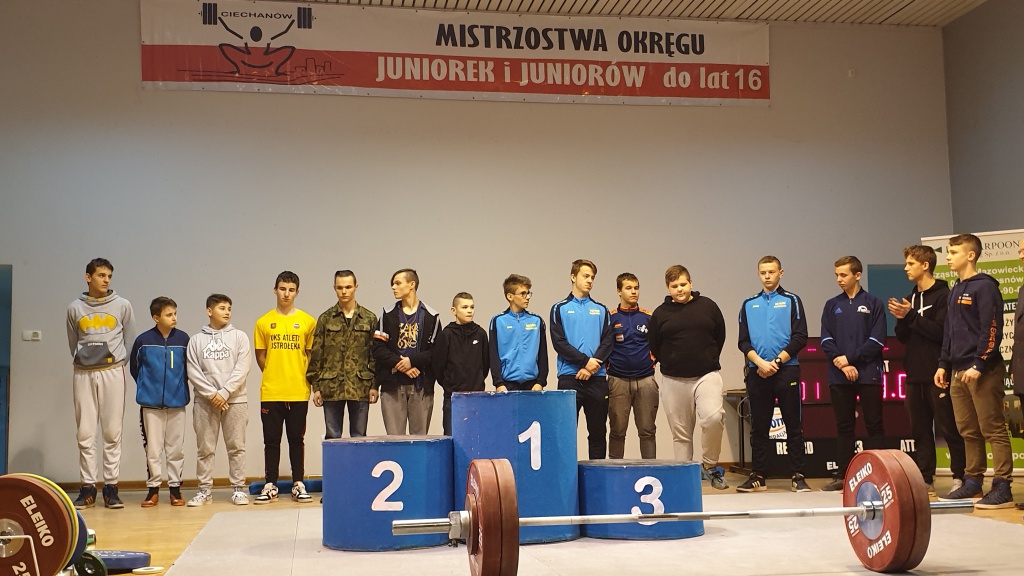 Mistrzostwa Mazowsza U16 w Ciechanowie - podnoszenie ciężarów [23.11.2019] - zdjęcie #5 - eOstroleka.pl