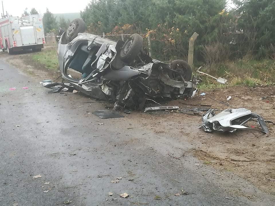 Poważny wypadek w miejscowości Ulatowo-Pogorzel. W akcji śmigłowiec LPR [27.11.2019] - zdjęcie #7 - eOstroleka.pl