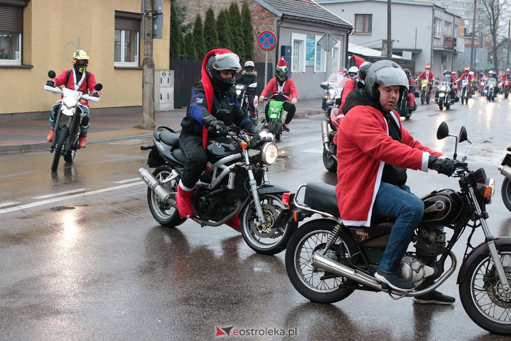 Parada Moto Mikołajów w Ostrołęce [07.12.2019] - zdjęcie #12 - eOstroleka.pl