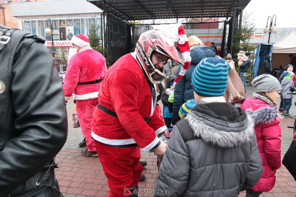 Parada Moto Mikołajów w Ostrołęce [07.12.2019] - zdjęcie #15 - eOstroleka.pl