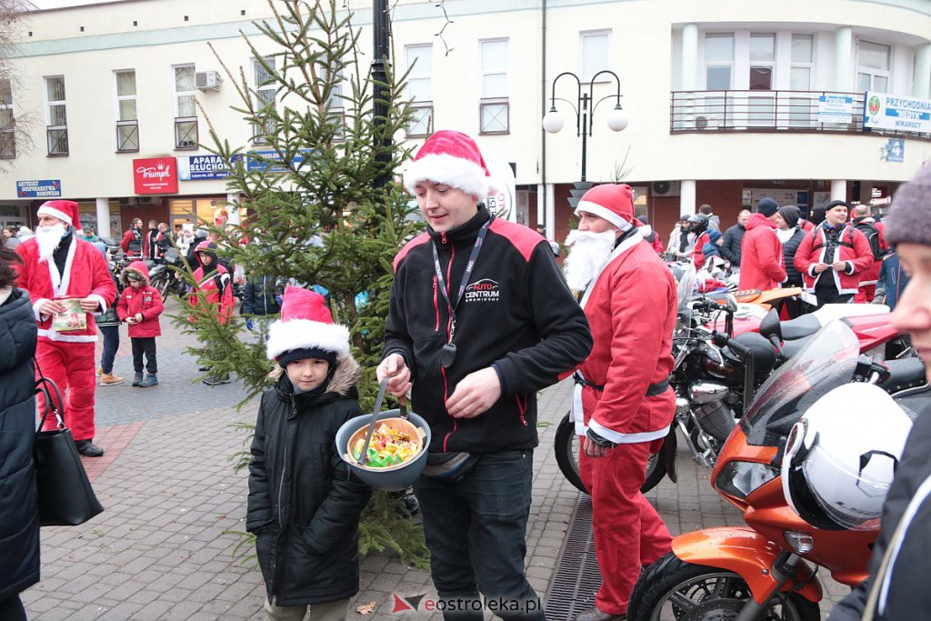 Parada Moto Mikołajów w Ostrołęce [07.12.2019] - zdjęcie #14 - eOstroleka.pl