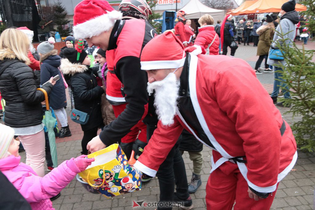 Parada Moto Mikołajów w Ostrołęce [07.12.2019] - zdjęcie #12 - eOstroleka.pl