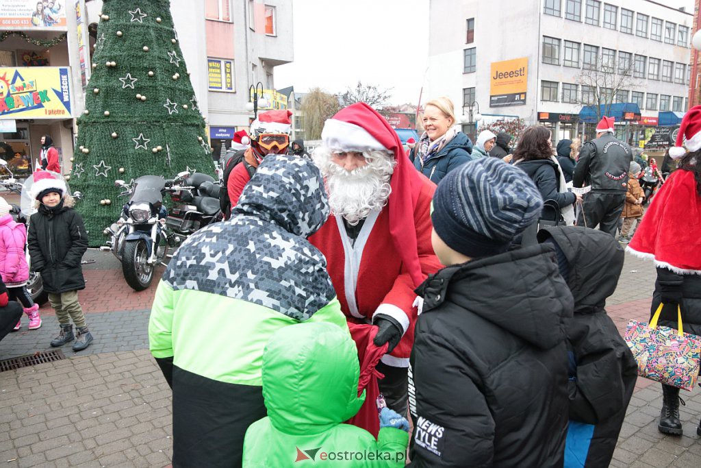 Parada Moto Mikołajów w Ostrołęce [07.12.2019] - zdjęcie #11 - eOstroleka.pl
