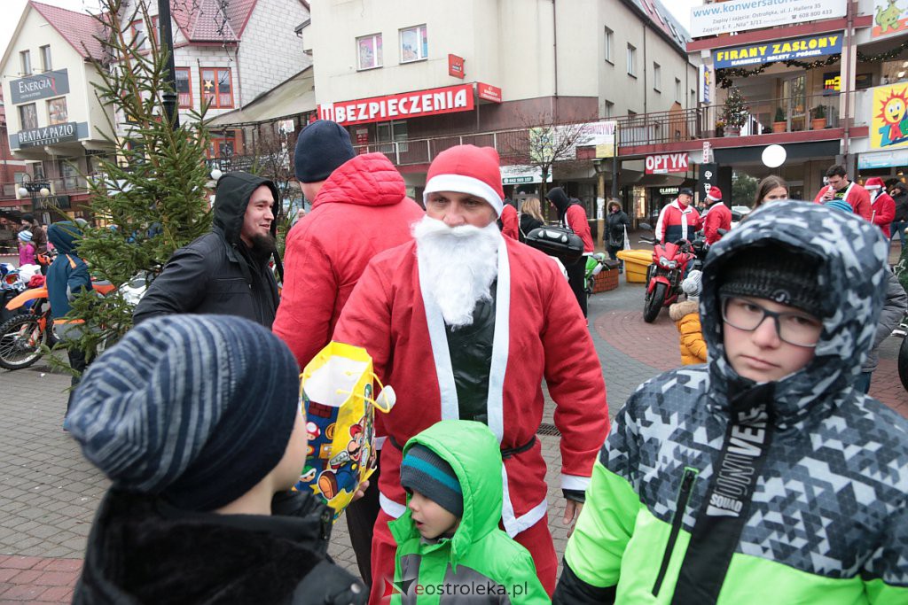 Parada Moto Mikołajów w Ostrołęce [07.12.2019] - zdjęcie #10 - eOstroleka.pl