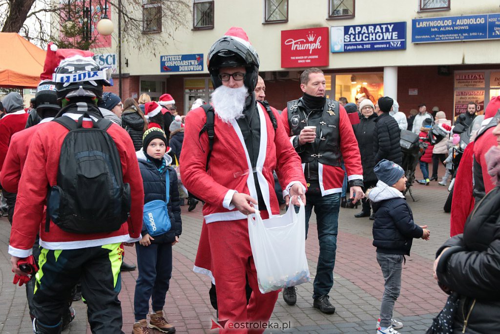 Parada Moto Mikołajów w Ostrołęce [07.12.2019] - zdjęcie #9 - eOstroleka.pl