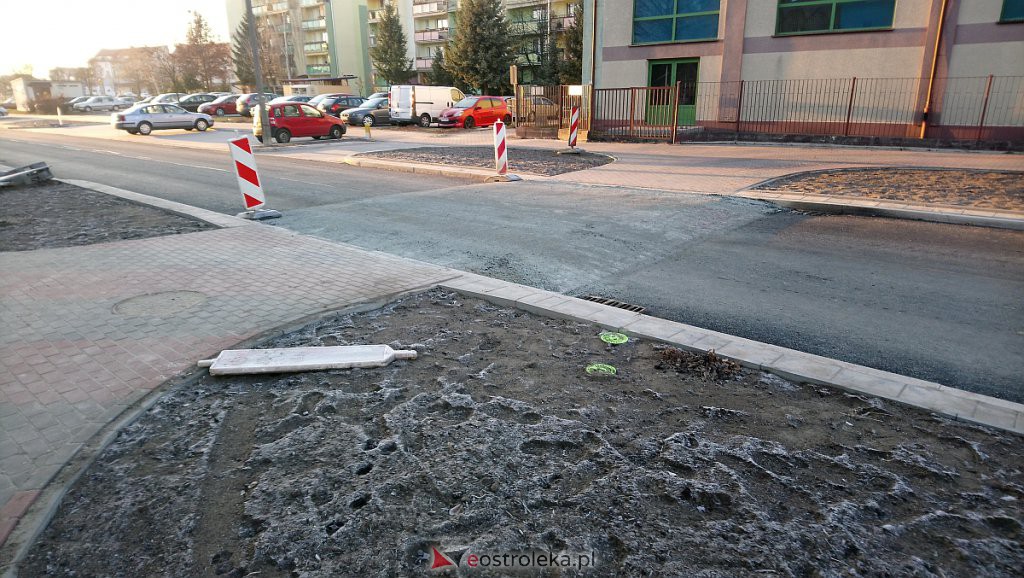 Przebudowa ulicy Blacnickiego - grudzień 2019 [12.12.2019] - zdjęcie #6 - eOstroleka.pl