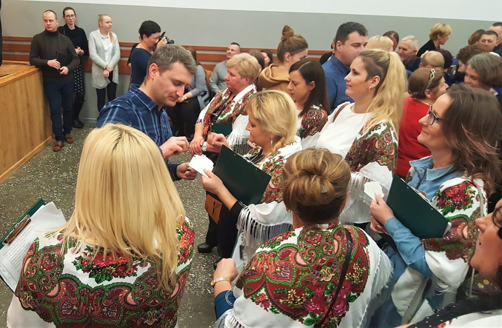 Wigilijne spotkanie mieszkańców gminy Lelis [23.12.2019] - zdjęcie #6 - eOstroleka.pl