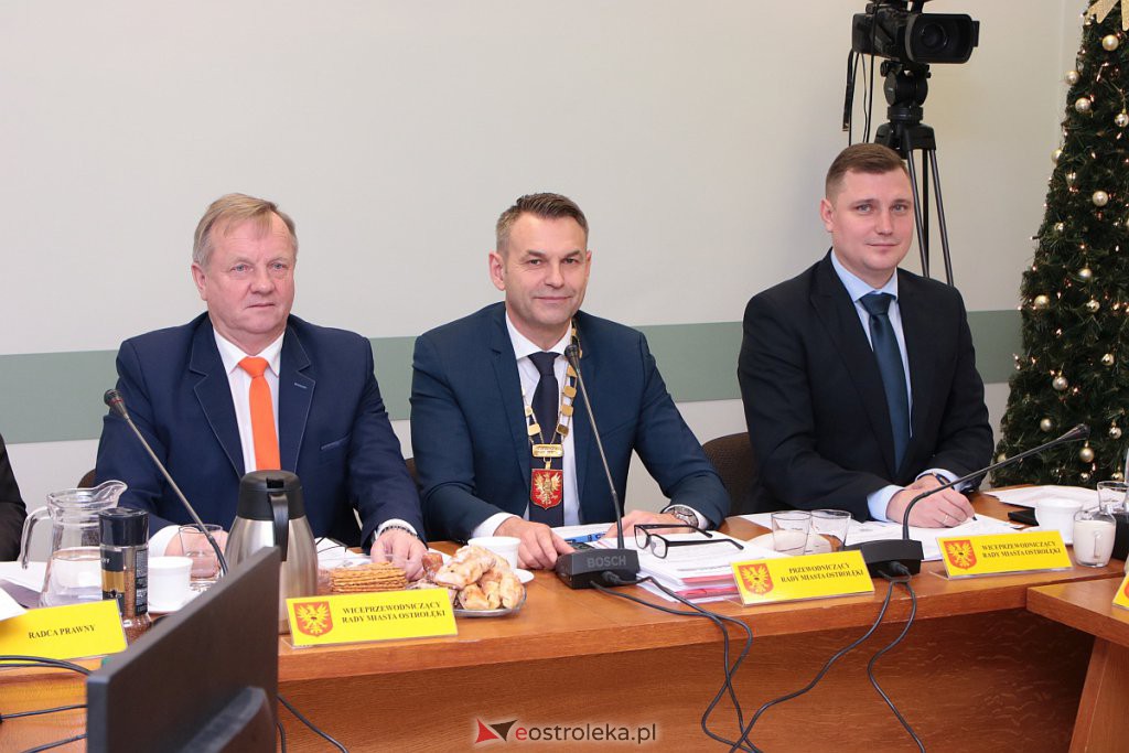XXIII sesja Rady Miasta Ostrołęka [30.12.2019] - zdjęcie #2 - eOstroleka.pl