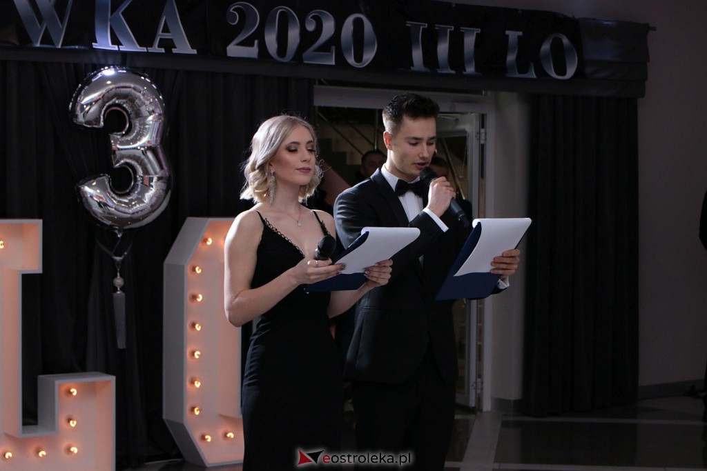 Studniówka III LO w Ostrołęce [04.01.2020] - zdjęcie #246 - eOstroleka.pl