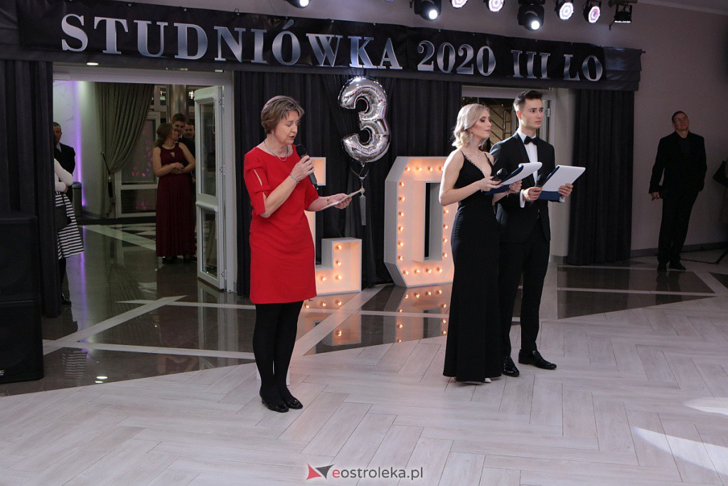 Studniówka III LO w Ostrołęce [04.01.2020] - zdjęcie #221 - eOstroleka.pl