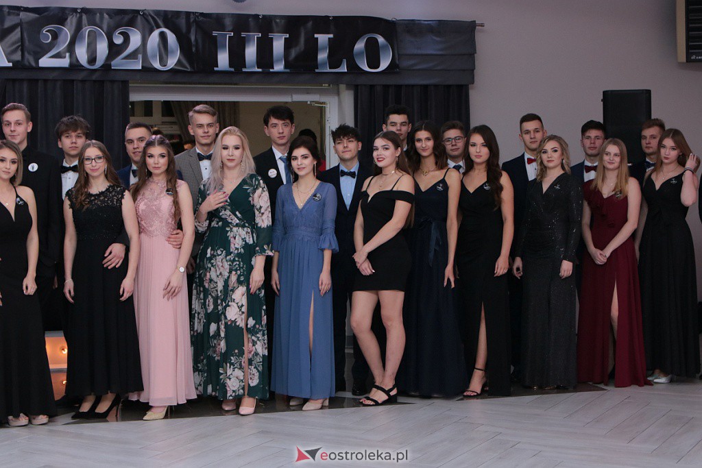 Studniówka III LO w Ostrołęce [04.01.2020] - zdjęcie #158 - eOstroleka.pl