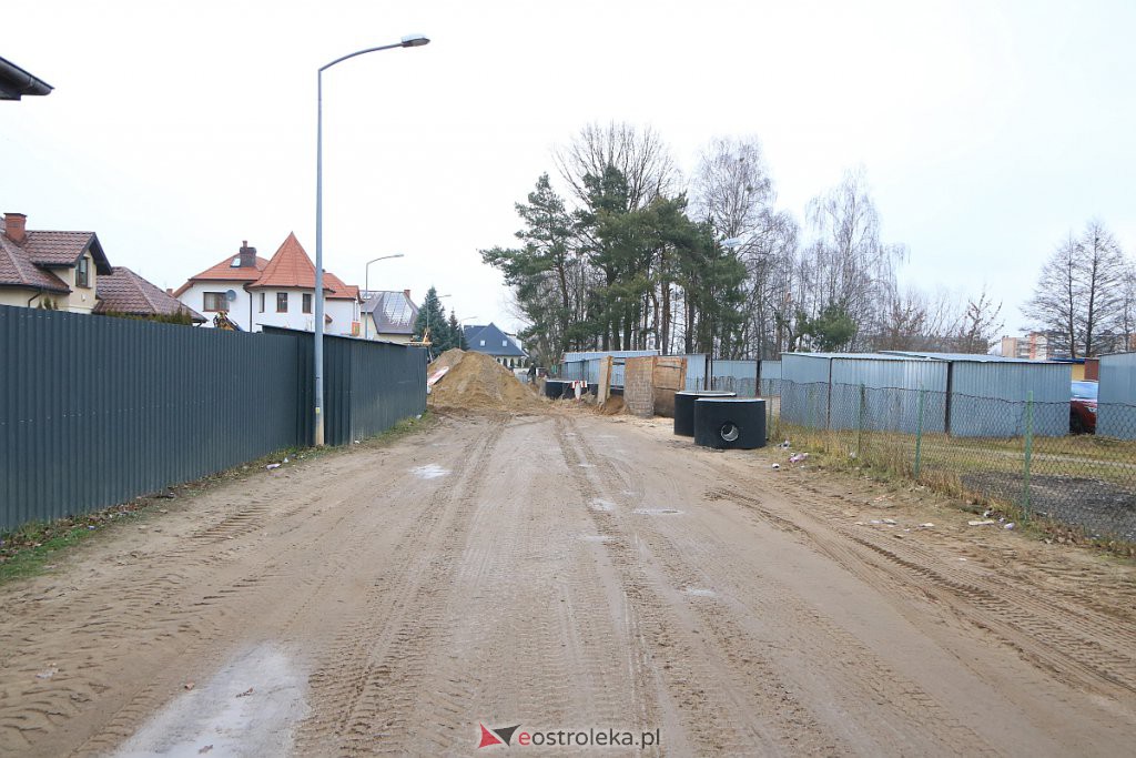 Przebudowa ulicy Majewskiego - styczeń 2020 [08.01.2020] - zdjęcie #1 - eOstroleka.pl