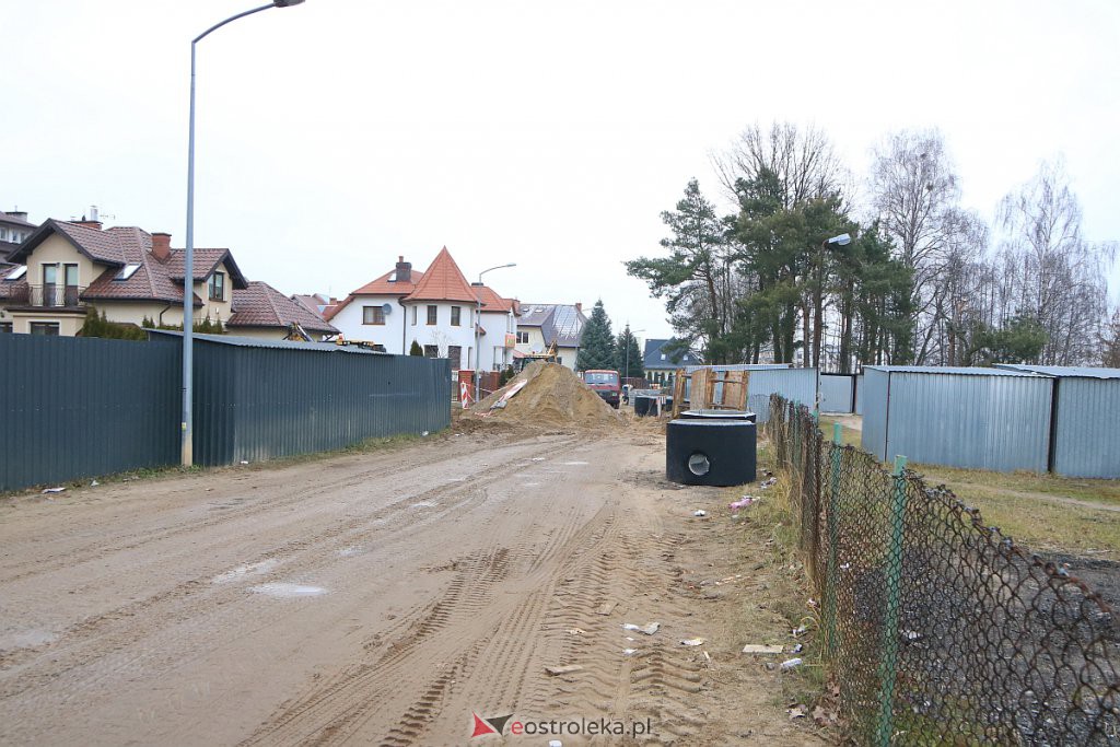 Przebudowa ulicy Majewskiego - styczeń 2020 [08.01.2020] - zdjęcie #4 - eOstroleka.pl